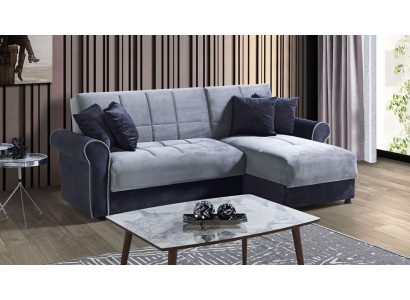 L-shaped sectional sofa textile corner sofa sofa upholstery premium couch L-shape modern new 1