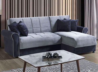 L-shaped sectional sofa textile corner sofa sofa upholstery premium couch L-shape modern new 1