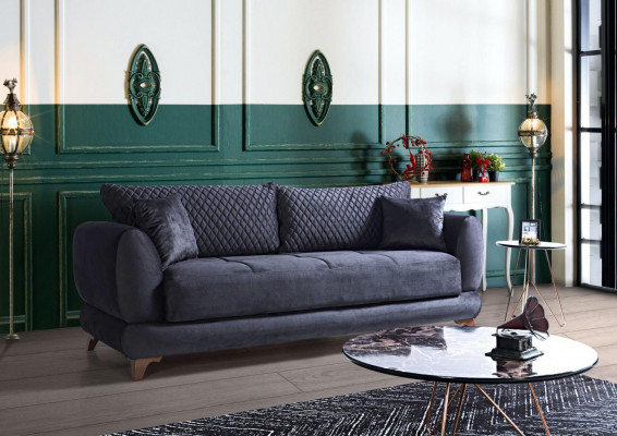 Three-seater couch with sleep function sofa bed folding couch textile sofas couches