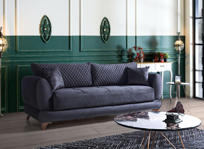 Three-seater couch with sleep function sofa bed folding couch textile sofas couches