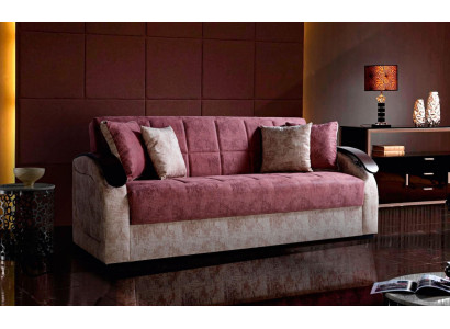 Pink Modern Sofa 3 Seater Relax Sofa Luxury 3-Seater Sofa Living Room New 3 Seater