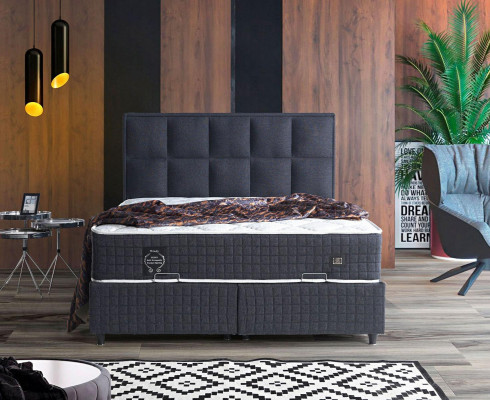 Designer double bed wood designer beds furniture bedroom bed box spring