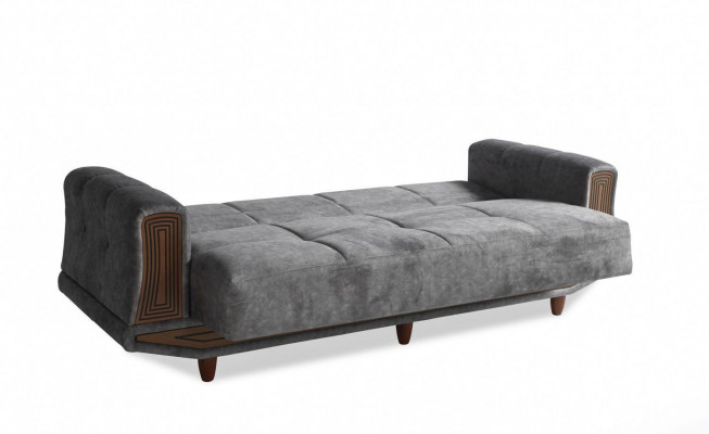 Sofa set 3+2+1+1 seater textile wood sofa 3-seater modern armchair complete set