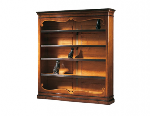 Massive shelf bookcase wood cupboard Italian furniture cabinets shelves new