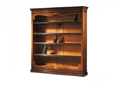 Massive shelf bookcase wood cupboard Italian furniture cabinets shelves new