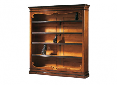 Massive shelf bookcase wood cupboard Italian furniture cabinets shelves new