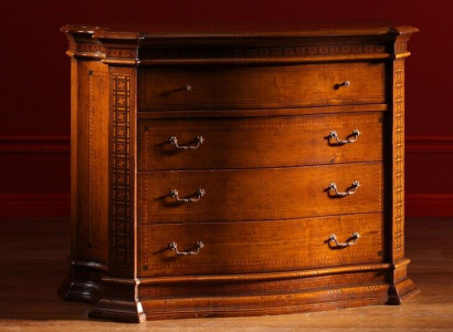 Country house dresser cabinet wood cabinets furniture consoles Italian furniture brown