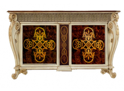 Sideboard Massive Cabinet Shelf Wood Sideboards Luxury Furniture from Italy