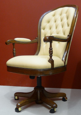 Executive chair, office furnishings, chair, office chair, swivel chair, armchair, baroque, new