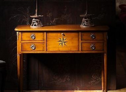 Console side bedroom wooden tables consoles classic nightstand new