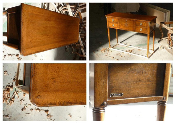 Console side bedroom wooden tables consoles classic nightstand new
