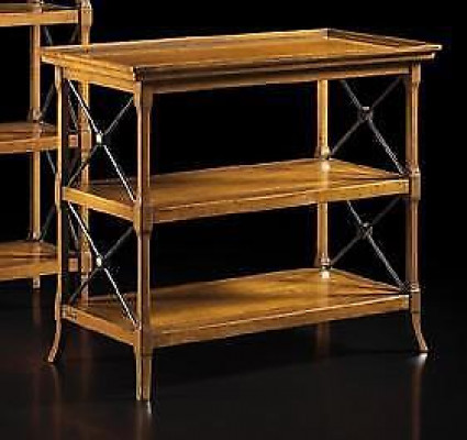 Stand storage side table Italian furniture shelf wood cabinets shelves new