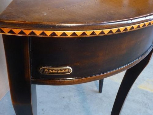 Half-round console wood console telephone table hallway side tables solid wood
