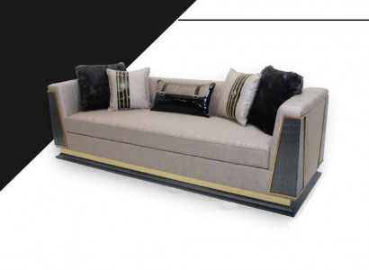 Classic sofa 3-seater design living room furniture three-seater fabric sofa