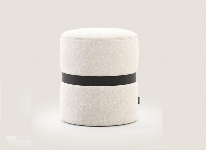 Designer white upholstered stool bedroom furniture modern side stool