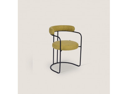 Designer green upholstered armchair living room chairs single seater stylish furniture