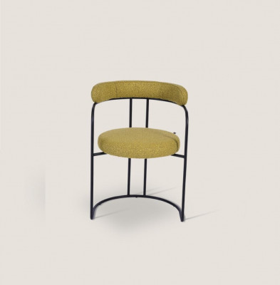 Designer green upholstered armchair living room chairs single seater stylish furniture