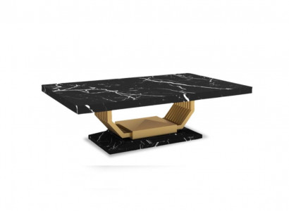 Black dining table furniture luxury marble dining table designer tables