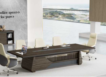 Office Furniture Modern Brown Conference Table Luxury Meeting Table New