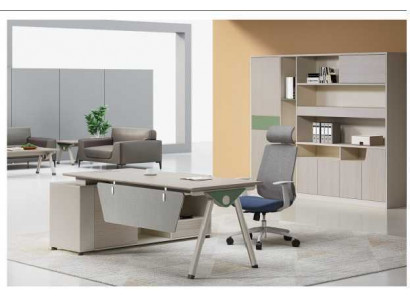 Corner desk modern office furniture luxury design office setup