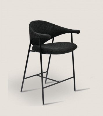 Stylish seating furniture designer dining chairs with steel legs modern