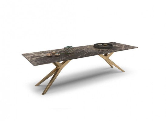 Luxurious luxury stainless steel dining table elegant marble tables new