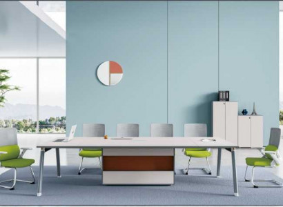 Large desk office setup team table designer office furniture