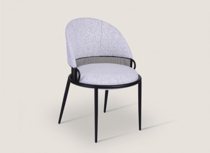 White dining chair luxury chairs upholstered single-seater textile style furniture