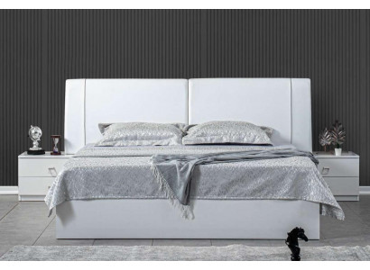 Bed 2x Nightstands 3-piece Bedroom Set Design Luxury Suite Furniture