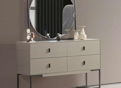Dressing table with mirror luxury modern dresser bedroom table