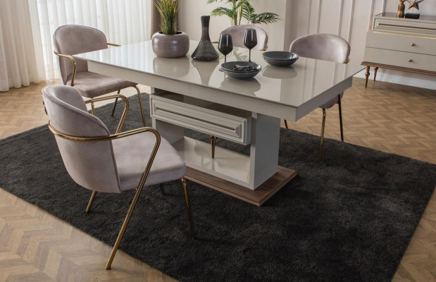 Dining room table dining table tables modern dining room designer new beige