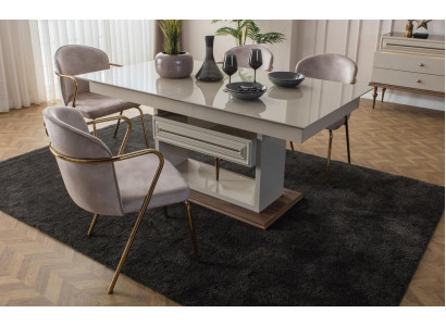 Dining room table dining table tables modern dining room designer new beige