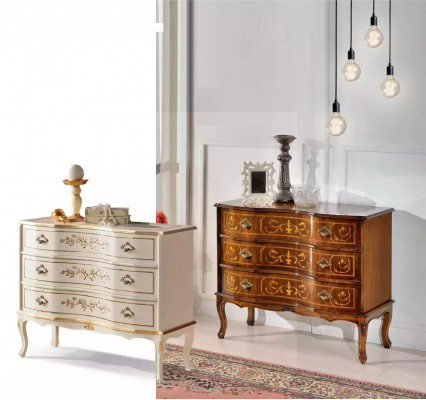 Exclusive luxurious new brown wood dresser for the living room
