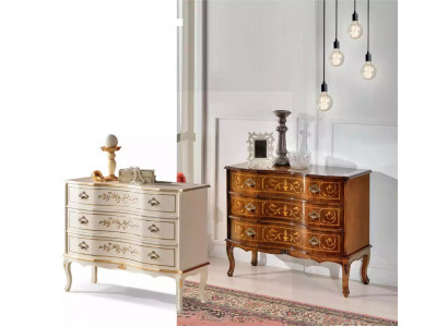 Exclusive luxurious new brown wood dresser for the living room