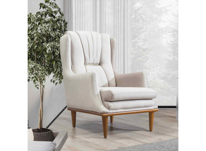 High-quality Armchair Modern white luxury armchair for living room New