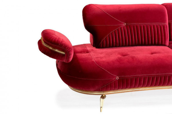 Modern living room furniture set upholstered sofa armchair modern 3-piece set