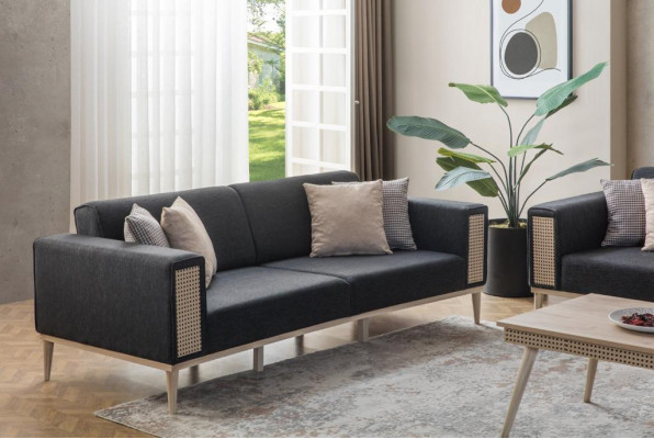 Modern set of high-quality gray living room furniture new