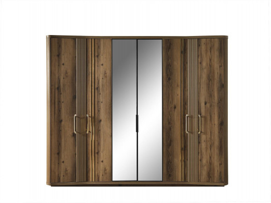 Modern wardrobe luxury wooden cabinets designer bedroom furniture brown new