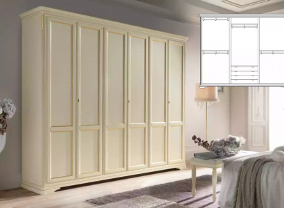Wardrobe Beige Luxury Furniture Italian Furnishings Bedroom
