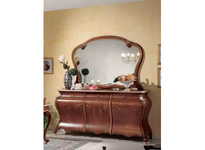 Dresser with mirror console furniture dressers with drawers set 2-piece