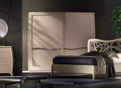 Complete Bedroom Set Design Modern Luxury Bed 2x Nightstands 6 pcs New