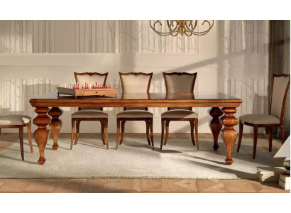 Dining room set classic table 6x chairs 7-piece luxury complete