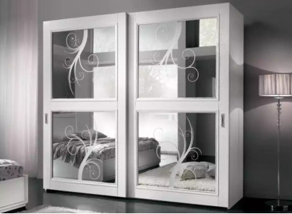 Bedroom furniture Italy wood cabinet solid wood wardrobe white new