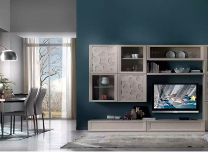 Living room set display cabinet sideboard wall units TV stand design cabinet new