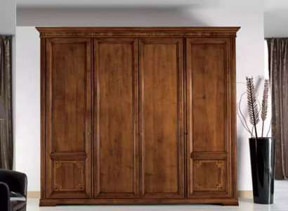 Wardrobe Cabinet Luxury Wood Design Furniture Bedroom Brown New