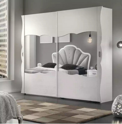 Wardrobe Italian Style Furniture Bedroom Wardrobe Solid Wood