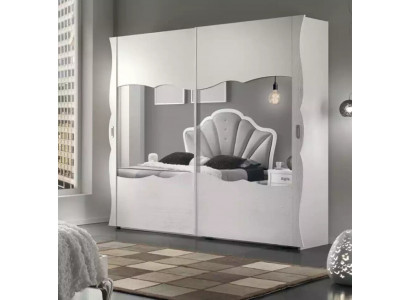 Wardrobe Italian Style Furniture Bedroom Wardrobe Solid Wood