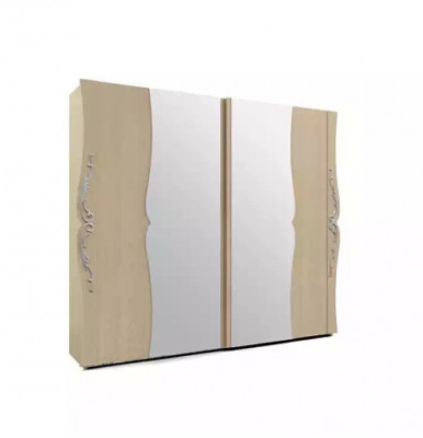 Solid wood wardrobe wooden cabinet closet bedroom furniture Italy