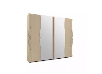Solid wood wardrobe wooden cabinet closet bedroom furniture Italy