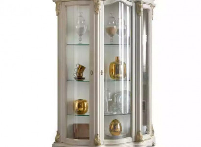 Showcase wooden cabinet classic white cabinets design living room glass
